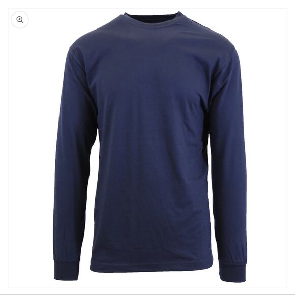 4 MEN'S LONG SLEEVE CREW NECK SHIRTS 3XL LIGHTWEIGHT "GALAXY BY HARVIC" - Picture 5 of 6